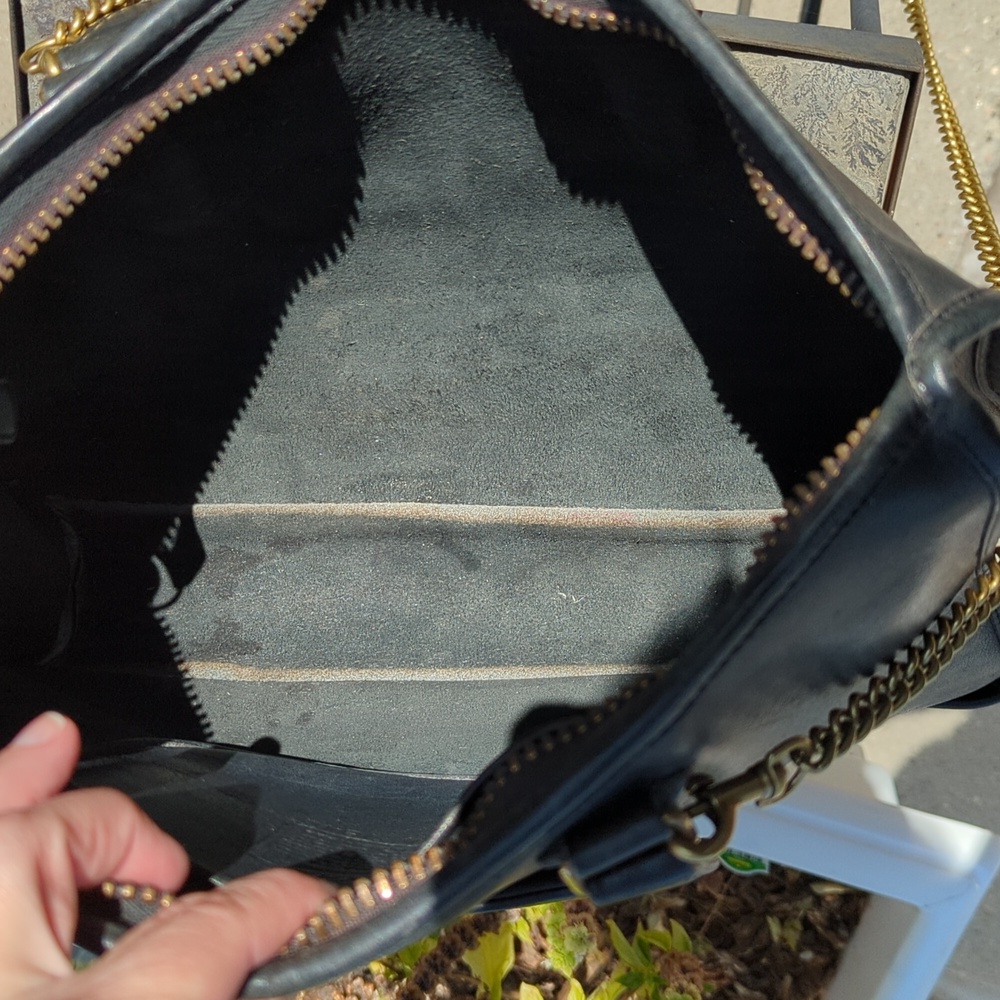Vintage Coach Slim Satchel Large 9430 black - Picture 11 of 12